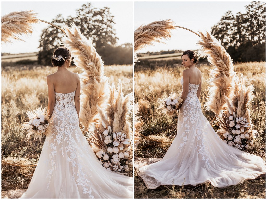 Brautkleid Kara im Boho-Stil